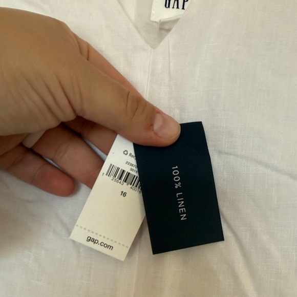 GAP White Linen Dress - Picture 4 of 9